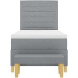  Krevet s opruga kutije Svjetlosiva 200 x 100 cm tkanina | shoptok.hr