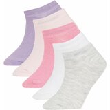 Defacto Girls 5 Pack Cotton Booties Socks Cene'.'