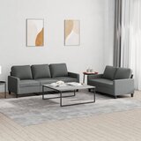  2-dijelni set sofa tamnosivi od tkanine | shoptok.hr