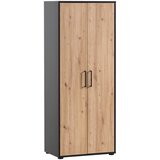 MID.YOU Arhivska Omara Aino, Črna, Barva Hrasta | Shoptok.si
