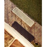 Kave Home Temno siva/v naravni barvi vrtna klop iz masivnega lesa Alipa – | Shoptok.si