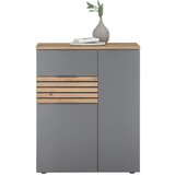XORA omara za čevlje siva, hrast artisan | Shoptok.si