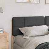  Tapecirani uzglavlje s uzglavljem Smeđa i tamno siva 180 cm | shoptok.hr