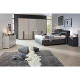 Dieter Knoll POSTELJA BOXSPRING 180 cm x 200 cm , usnje črna | Shoptok.si