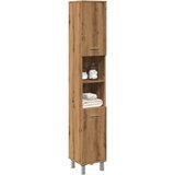 Maison Chic Kopalniška omarica - Kopalniški kabinet artisan hrast 30x30x179 cm inženirski les, (21794709) | Shoptok.si