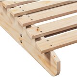  Ležaljka za sunčanje 205 x 110 x 31 5 cm od masivne borovine | shoptok.hr