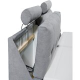 MID.YOU POSTELJA BOXSPRING 180 cm x 200 cm , tekstil, leseni material svetlo siva | Shoptok.si