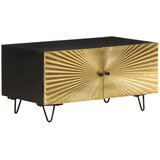 vidaXL Klubska mizica 90x50x45 cm trden mangov les Cene