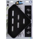 Tendance kutna polica 3M, metal crna | shoptok.hr