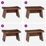  Stolica Prirodna 29 x 20 x 17 cm Drvo od mahagonija | shoptok.hr