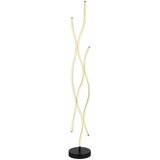 XXXL Globo 67206SW - LED podna lampa GERONIMO LED/28W/230V 3000K crna/zlatna | Eponuda.com