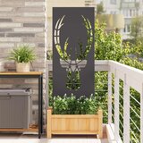  Privatnost u vrtu Crna 50 x 140 cm Hladno valjana čelična | shoptok.hr