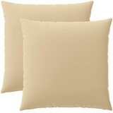  Presvlaka za jastuk 2 pcs HEERLEN Bež 65 x 65 cm Poliester | shoptok.hr