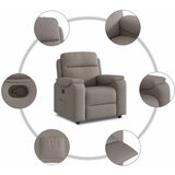  Naslonjač od tkanine smeđesivi | shoptok.hr