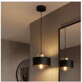  Brilagi - Visilica na sajli 1xE27/60W/230V prečnik 20 cm crna/zlatna | Eponuda.com