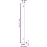 Uvlačiva bočna tenda za terasu 220 x 500 cm siva | shoptok.hr