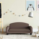  Dječja fotelja smeđa 70x45x30 cm od umjetne kože | Eponuda.com