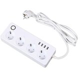 Moye VOLTAIC SMART POWER STRIP V2 4 EU PLUGS + 4 USB PLUGS 3680W 16A PAMETNA RAZDELILNA LETEV cene