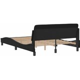  Okvir za krevet Dover Crni 135x190 cm Implicitna koža | Shoptok.si