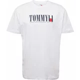 Tommy Jeans Majica nočno modra / rdeča / bela