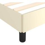  Okvir kreveta s uzglavljem bez madraca krem 200x200 cm | shoptok.hr