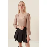 Bigdart Blouse - Beige - Fitted