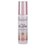 Revolution Fix & Glow Dewy Finish osvetljevalni fiksator ličil v spreju 100 ml | Shoptok.si