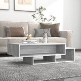 The Living Store Klubska mizica siva sonoma 105x55x32 cm konstruiran les - Klubska Mizica, (21575098) Cene