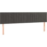  Box spring postelja z vzmetnico temno siva 160x200 cm žamet, (20791465) | Shoptok.si