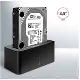 Axagon ADSA-SN docking station, USB 3.0, 1x 2.5&quot,/3.5&quot, SSD/HDD, SATA 6, crna AXAGON ADSA-SN priključna stanica tvrdog diska | Eponuda.ba