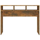  Konzolni stol dimljeni hrast 105x30x80 cm od konstruiranog drva | Eponuda.com