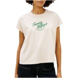 Tommy Hilfiger Majice s kratkimi rokavi WW0WW50787 Bež Cene