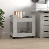za radni stol boja betona 60x45x60 cm konstruirano drvo
