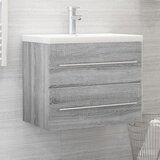 vidaXL Omarica za umivalnik siva sonoma 60x38,5x48 cm inženirski les Cene