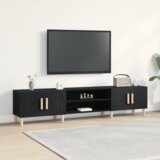 TV ormar Crni hrast 180 x 31,5 x 40 cm Konstruirano drvo | shoptok.hr