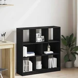 vidaXL Ormar za knjige crni hrast 97,5x29,5x100 cm konstruirano drvo