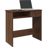 vidaXL Radni stol boja smeđeg hrast 80x40x75 cm od konstruiranog drvo | shoptok.hr