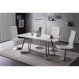 MID.YOU JEDILNA MIZA, bela, barve kroma | Shoptok.si