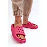 Kesi Women's foam slippers with thick soles Fuchsia Beula Cene