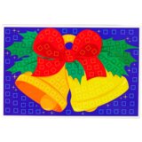 DIY Coloured Mosaic Christmas Patching Bell Set | shoptok.hr