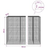  Gabion s žicom debljine 3 5 mm i mrežom 5x5 cm 1150x50x200 cm - 50 cm 200 cm 1150 cm | shoptok.hr
