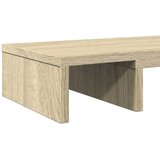 vidaXL Stojalo za monitor nastavljivo sonoma hrast 60x24x10,5 cm les | Shoptok.si