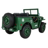  Auto na akumulator Retro Military - 4x4 - zeleni | shoptok.hr