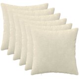  Presvlaka za jastuk 6 pcs HEERLEN Krem 40 x 40 cm | shoptok.hr