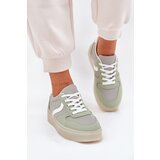 EVENTO Boto Low Women's Sneakers On Platform Green Telmira | Shoptok.si