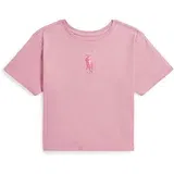 Polo Ralph Lauren Otroška bombažna kratka majica roza barva, 313941123002