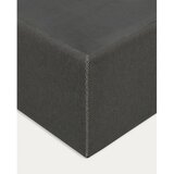 Kave Home Črna oblazinjena zakonska postelja s prostorom za shranjevanje 180x200 cm Matters – | Shoptok.si