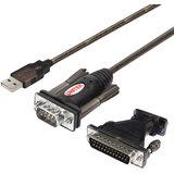 Unitek Y-105A serial cable Black 1.5 m USB Type-A DB-9 | shoptok.hr