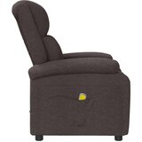  Masažni stol temno rjavo blago, (20939874) | Shoptok.si