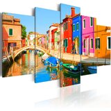  Slika - Waterfront in rainbow colors 100x50 | shoptok.hr